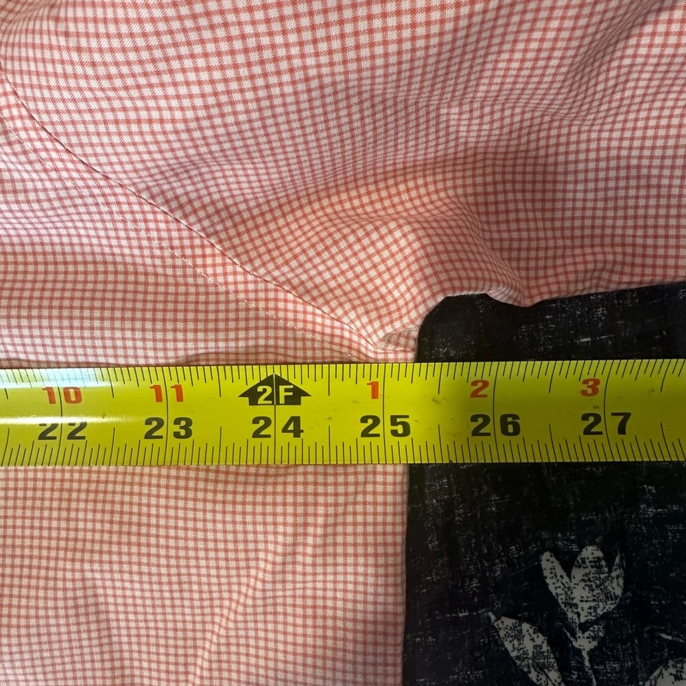 L.L.Bean Gingham‎ Button Down Shirt Long Sleeve Traditional Fit Large - Picture 5 of 6